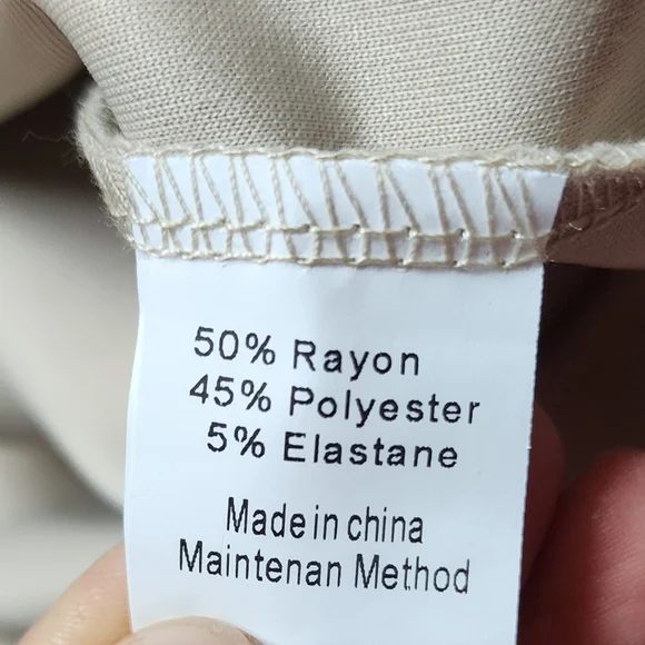 Chic Cream Wide Leg Jumpsuit - Picture 3 of 3